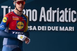 Jonathan Milan: le plus fort mardi au sprint KEYSTONE/EPA/ROBERTO BETTINI / ANSA